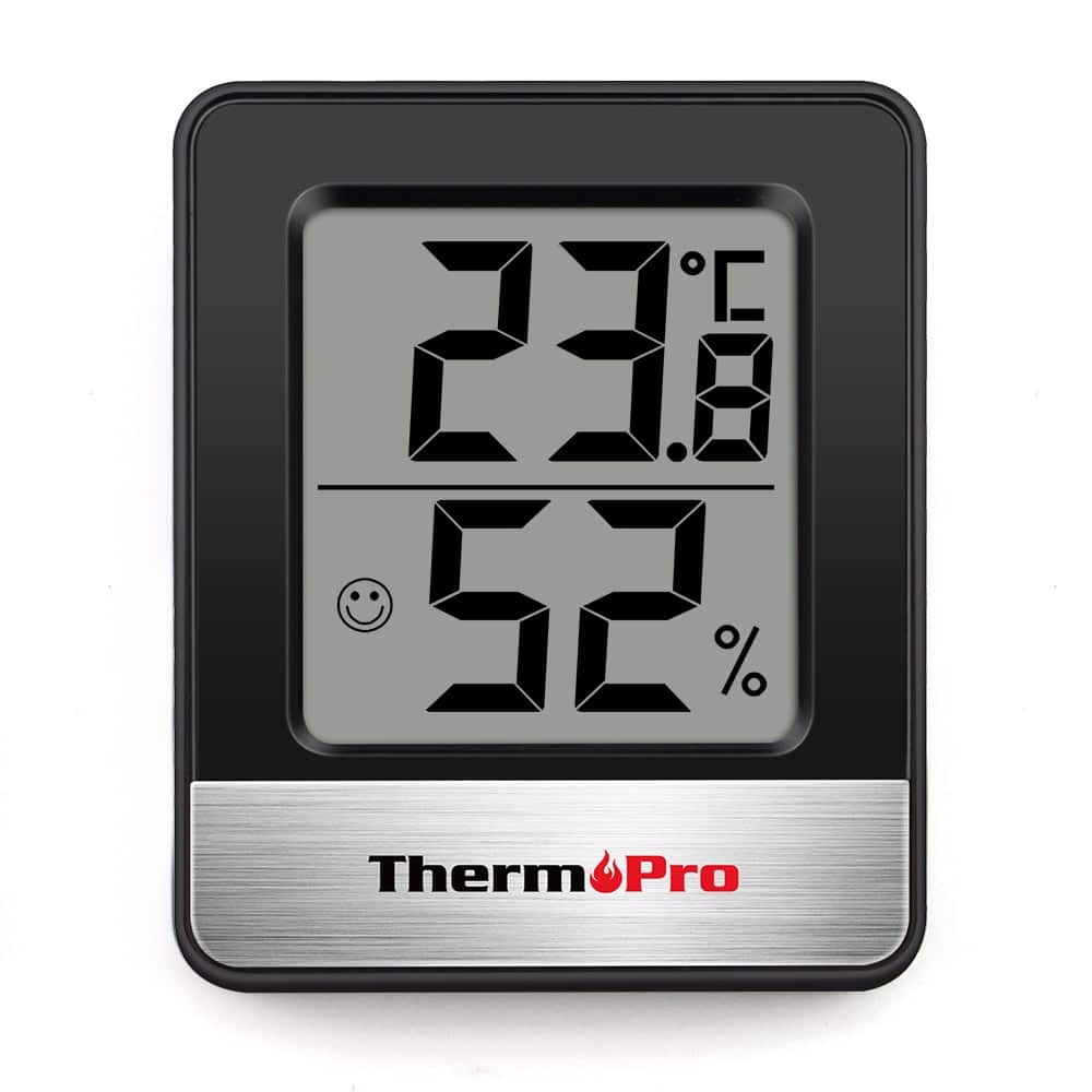 Thermo Hygrometer Testsieger – ThermoPro TP49 Mini Wetterstation für präzise Temperatur- und Feuchtigkeitsmessung