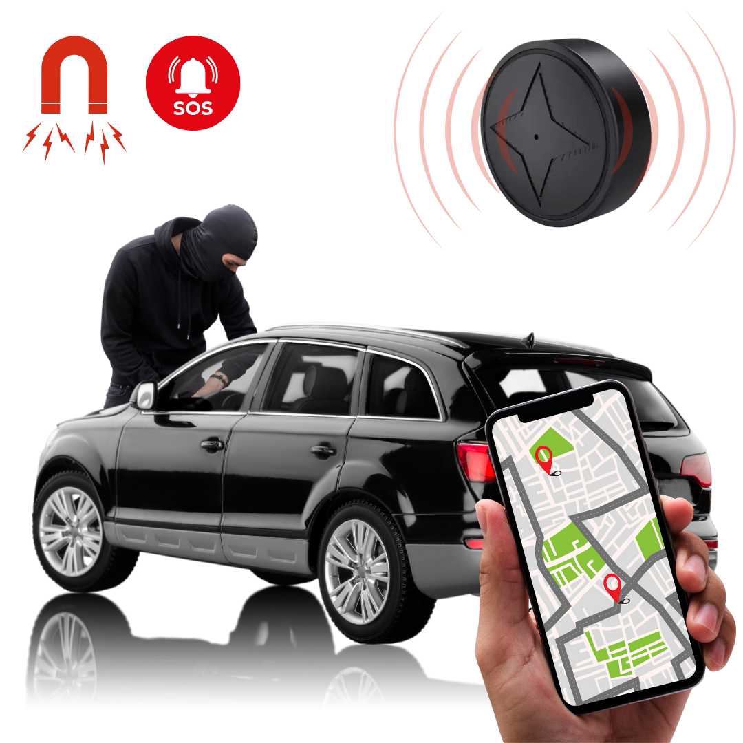 Tracker GPS voiture sans abonnement discret et magnétique, localisateur GPS pour voiture type airtag