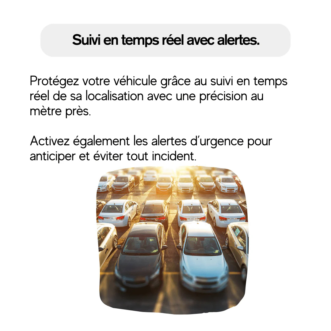 Traceur GPS voiture sans abonnement avec carte SIM, mouchard voiture discret et car GPS tracker mini temps réel