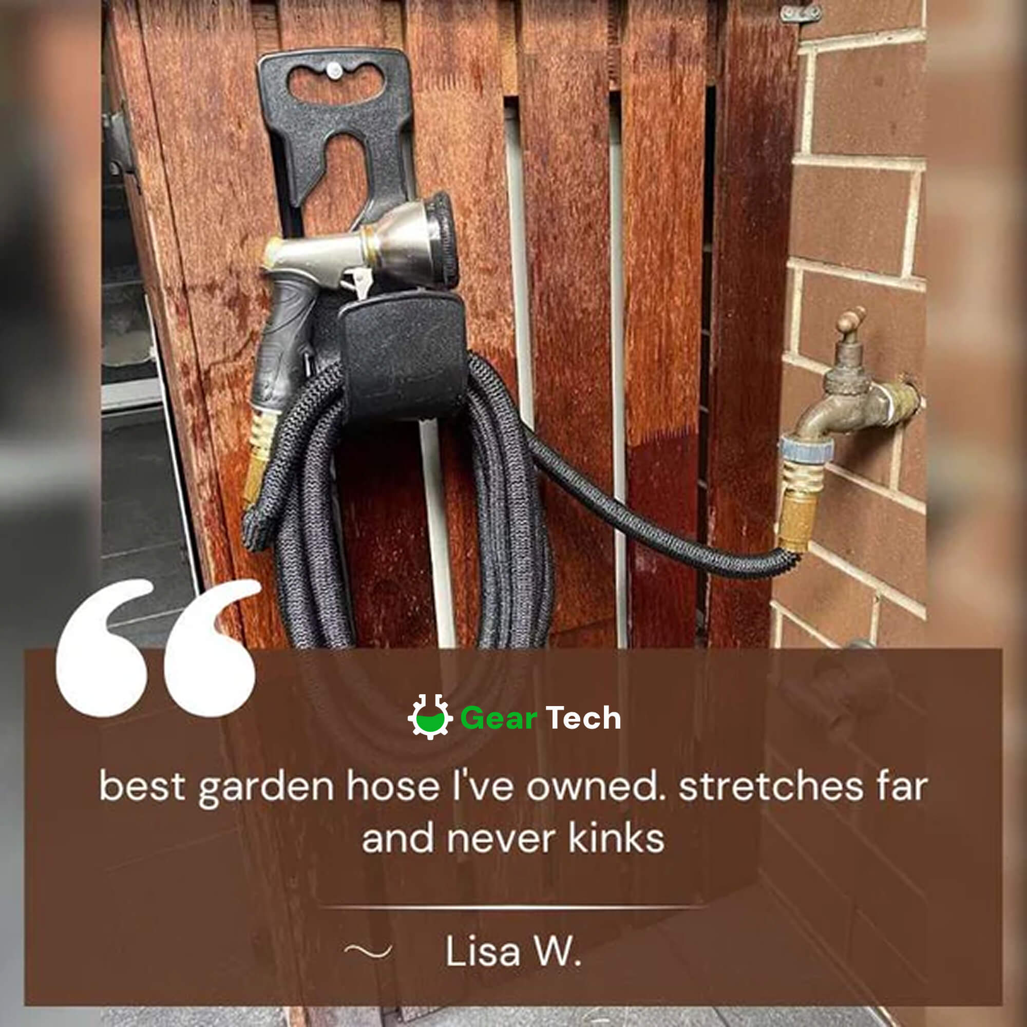 Tubo da Giardino Estensibile 30m | Anti-Piegatura, Senza Grovigli & Ultra Resistente per Grandi Giardini
