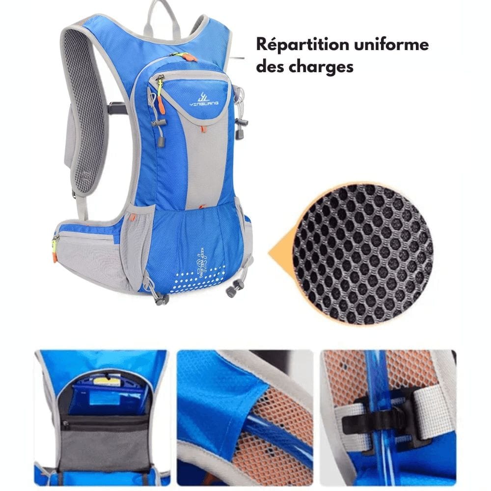 Trinkrucksack mit 2L System – Ultraleichter Camelbak Rucksack zum Radfahren & Wandern, wasserabweisend