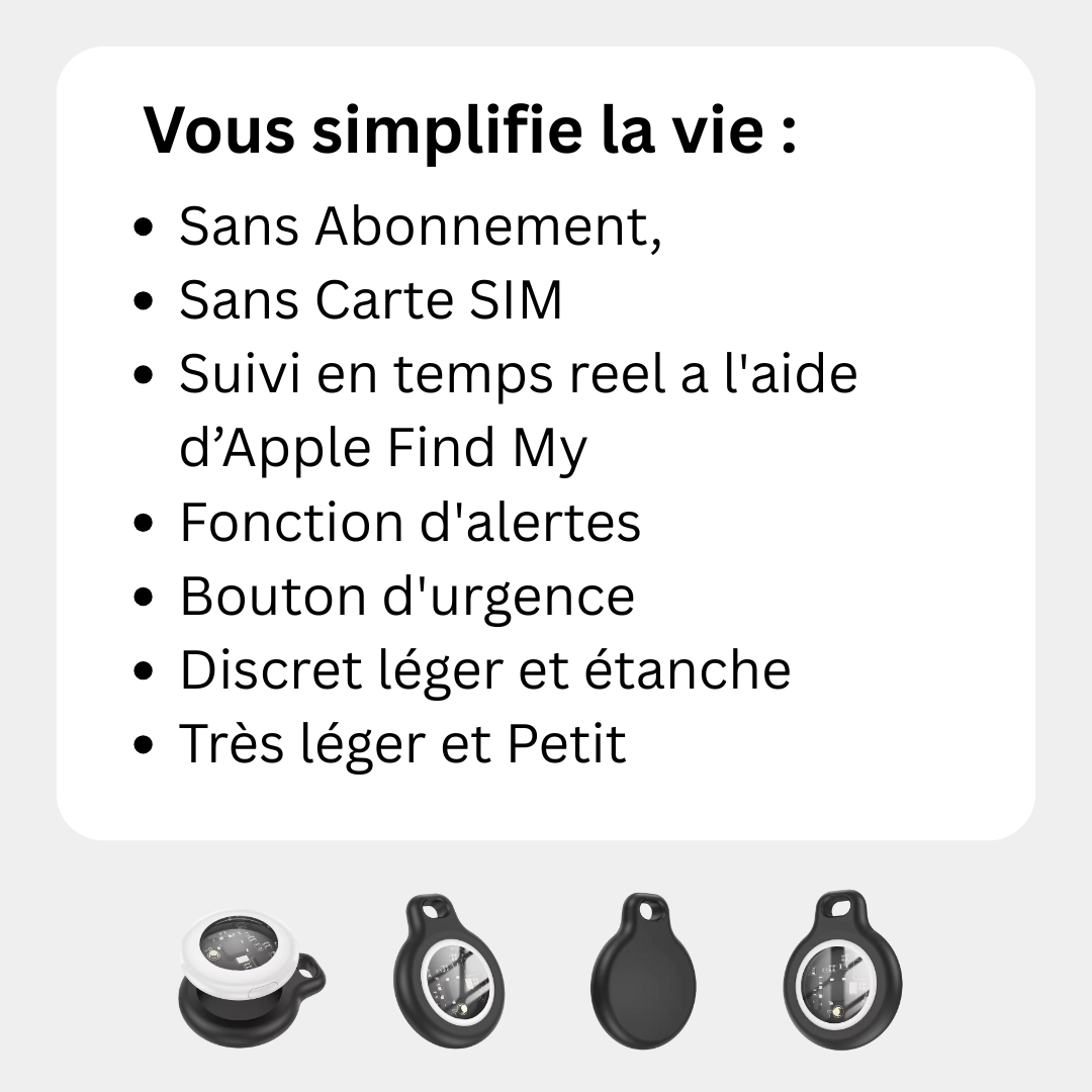 Tracker vélo étanche et discret, traceur pour vélo longue distance avec GPS traceur vélo compatible iOS