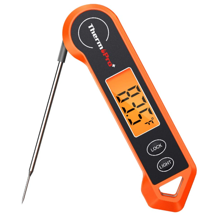 ThermoPro Digitales Küchenthermometer mit Sonde – Grillthermometer & Kerntemperatur-Messgerät