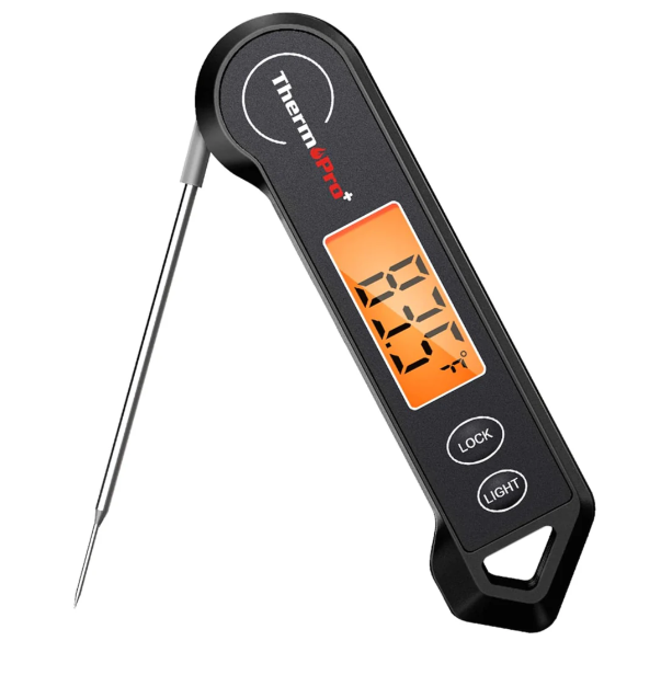 ThermoPro Digitales Küchenthermometer mit Sonde – Grillthermometer & Kerntemperatur-Messgerät