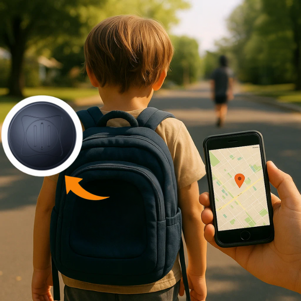 Traceur GPS pour Enfants – Localisation en Temps Réel, Zones de Sécurité & Protection Antivol | Sans Abonnement