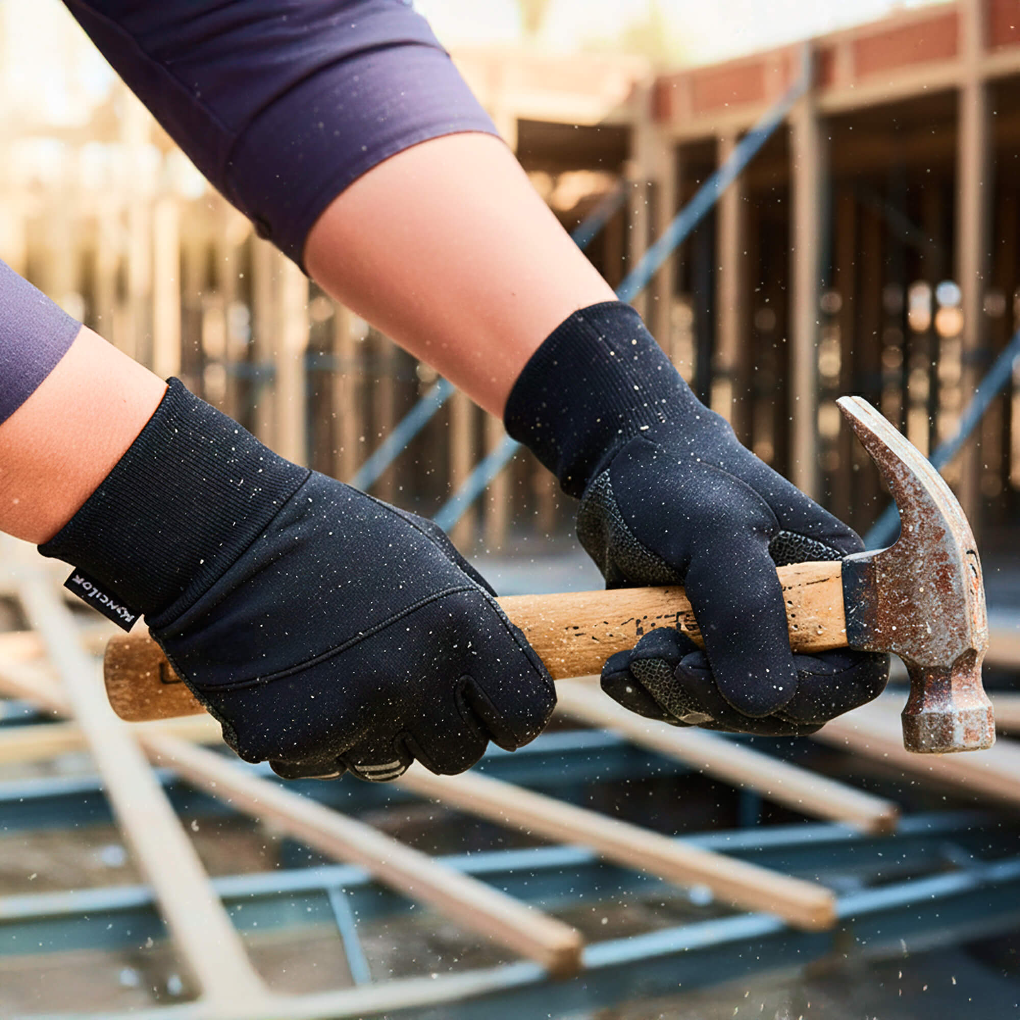 Gants de Travail Hiver Imperméables | Gants Thermiques Antidérapants Durables avec Écran Tactile pour Extérieur