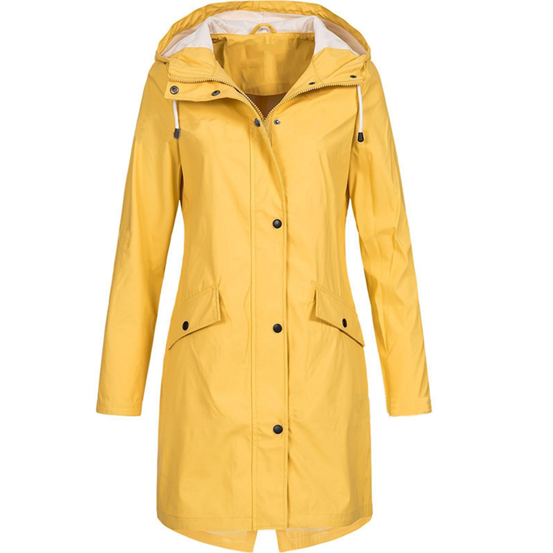 Women's Waterproof Rain Jacket | Lightweight, Windproof & Hooded for Transitional Weather