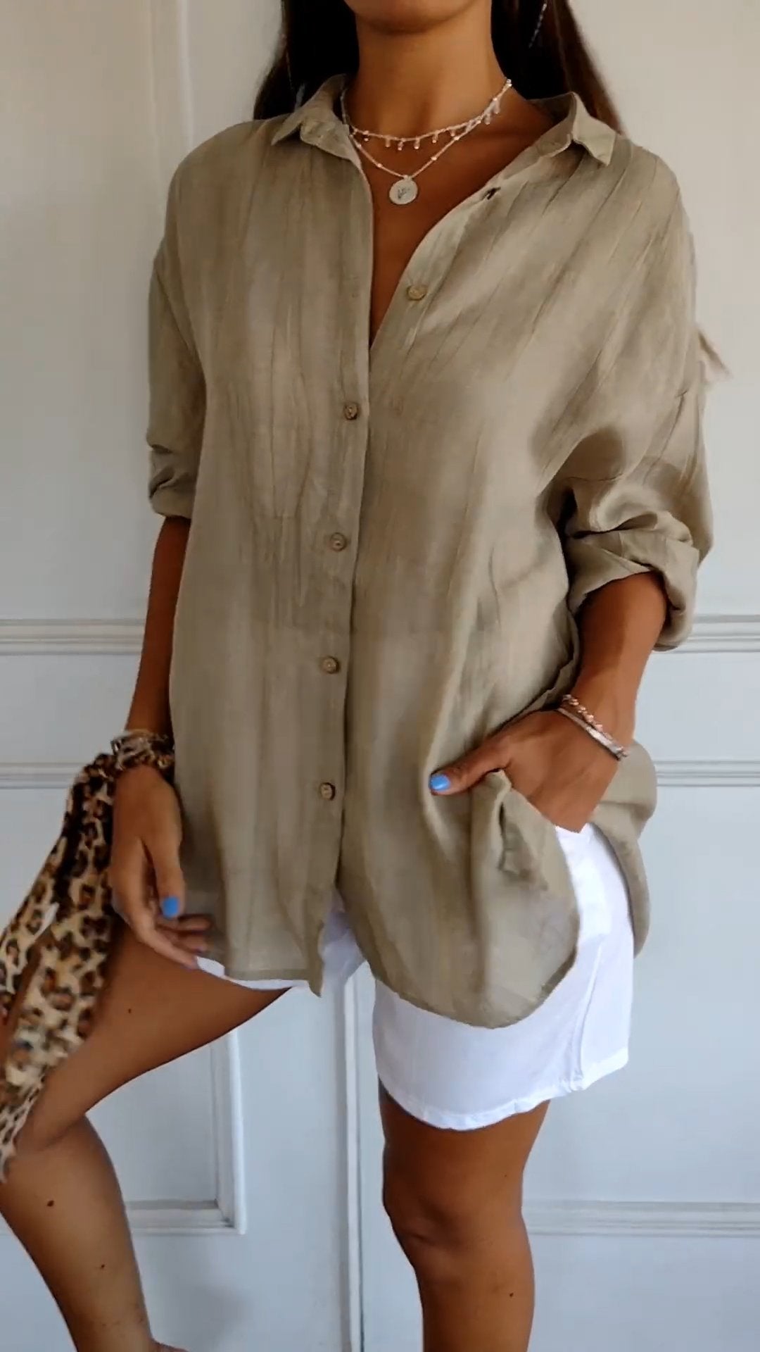 Women's Casual Long Sleeve Shirt | Soft, Breathable Fabric & Classic Button-Down Design for Everyday Wear