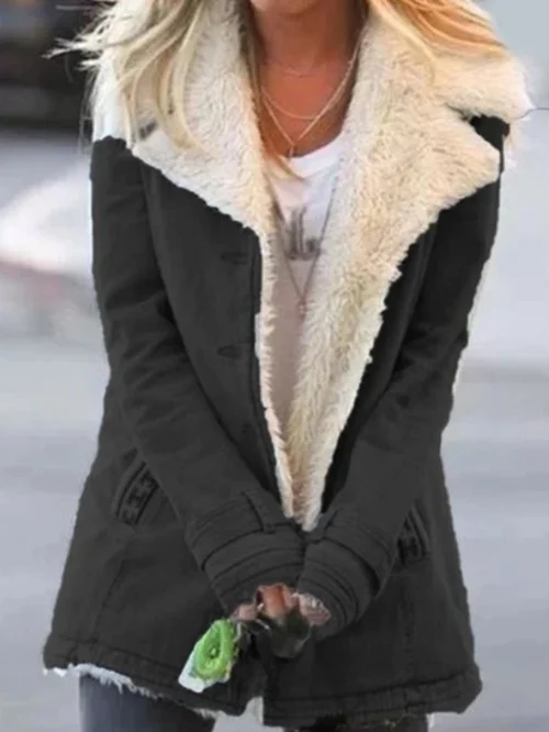 Women's Winter Jacket | Soft Lining, Turn-Down Collar & Casual Fit for Cold Weather Layering