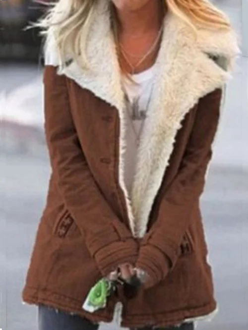 Women's Winter Jacket | Soft Lining, Turn-Down Collar & Casual Fit for Cold Weather Layering