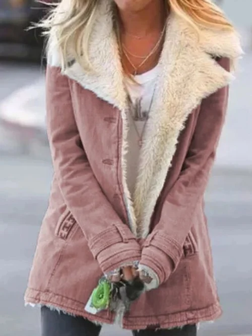 Women's Winter Jacket | Soft Lining, Turn-Down Collar & Casual Fit for Cold Weather Layering