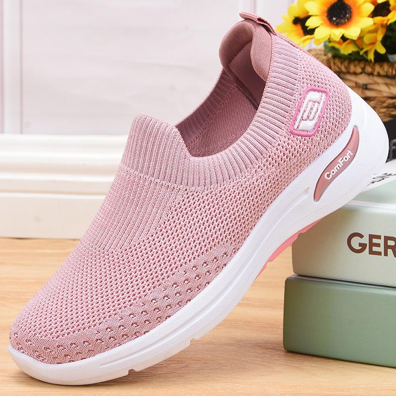 Women's Cushioned Orthopedic Slip-On Trainers | Lightweight, Flexible Fit & Enhanced Comfort for Active Lifestyle