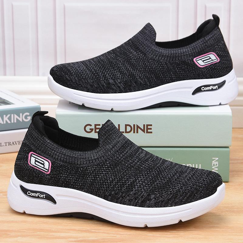 Women's Cushioned Orthopedic Slip-On Trainers | Lightweight, Flexible Fit & Enhanced Comfort for Active Lifestyle