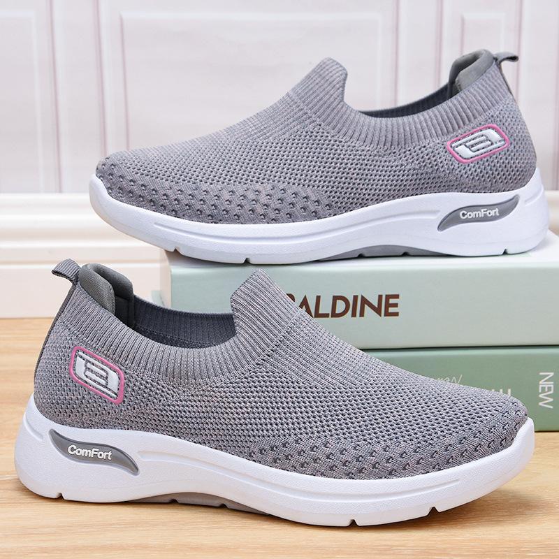 Women's Cushioned Orthopedic Slip-On Trainers | Lightweight, Flexible Fit & Enhanced Comfort for Active Lifestyle