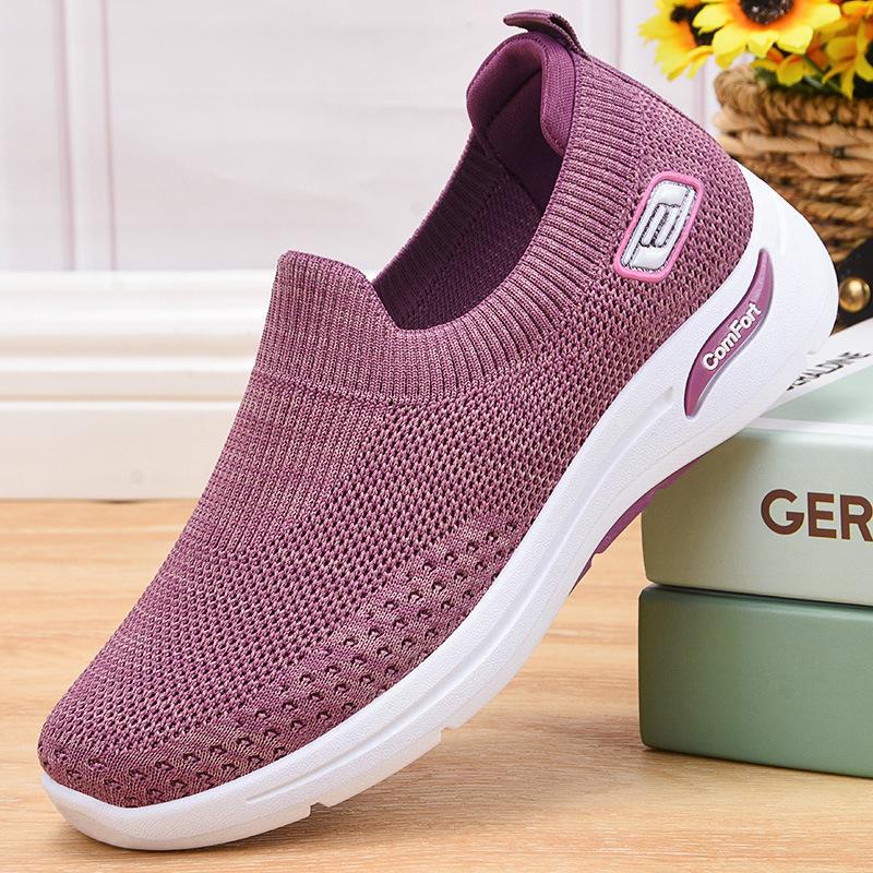 Women's Cushioned Orthopedic Slip-On Trainers | Lightweight, Flexible Fit & Enhanced Comfort for Active Lifestyle