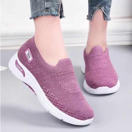 Women's Cushioned Orthopedic Slip-On Trainers | Lightweight, Flexible Fit & Enhanced Comfort for Active Lifestyle