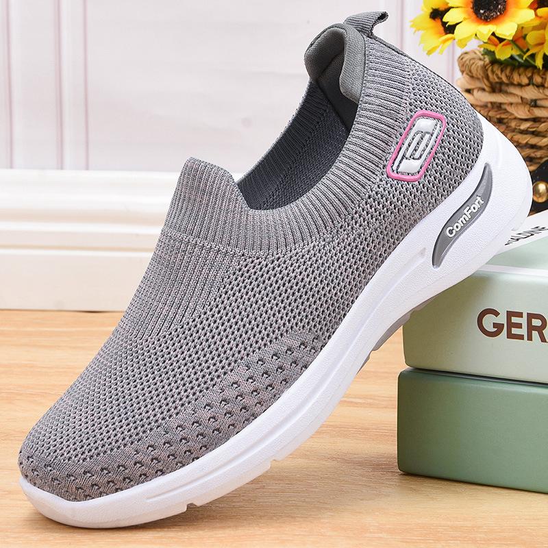 Women's Cushioned Orthopedic Slip-On Trainers | Lightweight, Flexible Fit & Enhanced Comfort for Active Lifestyle
