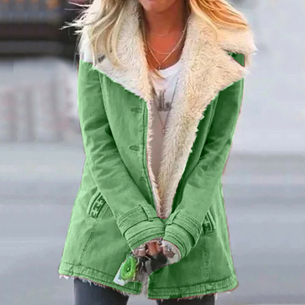 Women's Winter Jacket | Soft Lining, Turn-Down Collar & Casual Fit for Cold Weather Layering