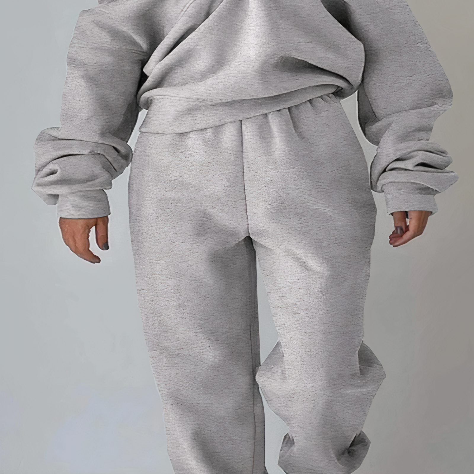 Women's Half-Zip Pullover Tracksuit Set | Comfortable Elastic Jogger Pants for Casual Outings & Lounging