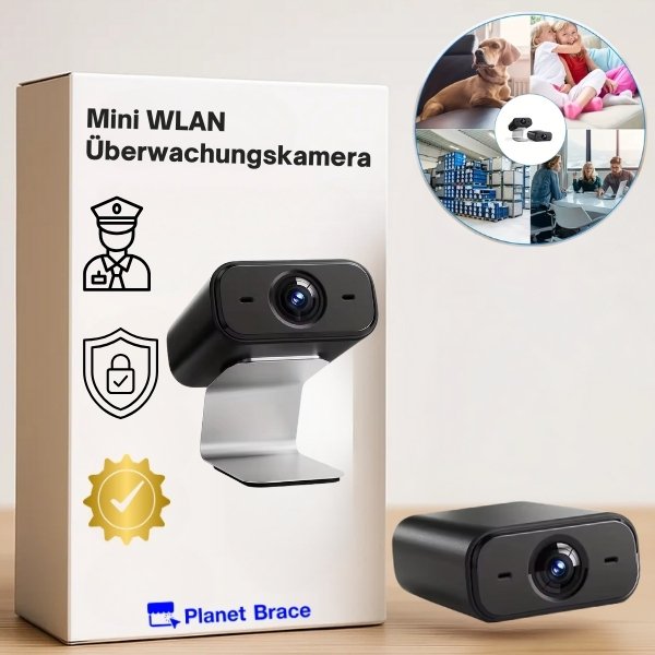 Mini caméra de surveillance WiFi – Intelligente intérieure avec vision nocturne