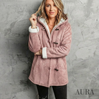 Hooded Cashmere Feel Coat | Soft, Warm & Timeless Design for Modern Women