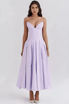 Strapless Midi Dress