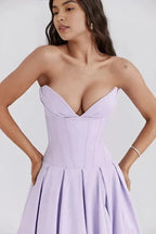 Strapless Midi Dress