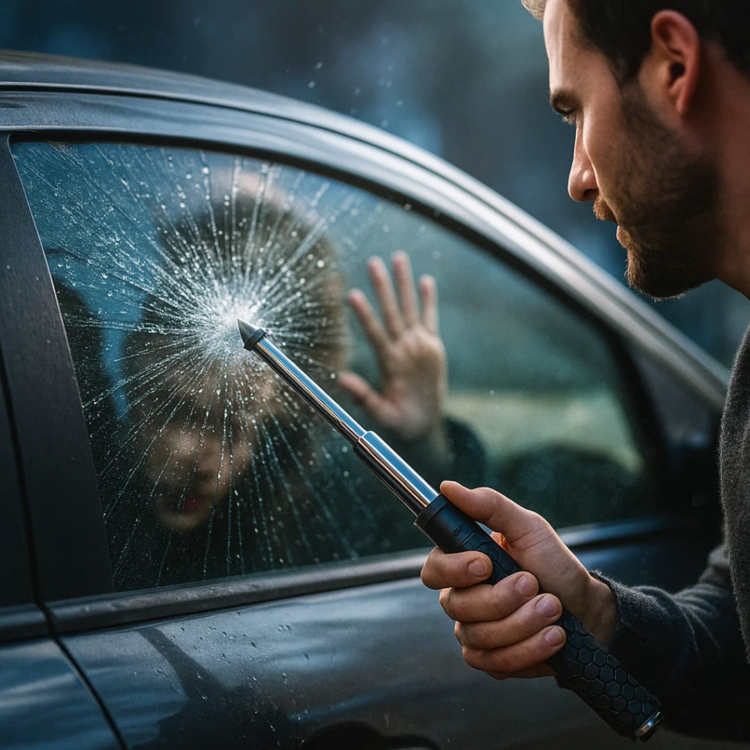 Ausziehbarer Schlagstock – faltbarer Wanderstock mit rutschfestem Griff, Selbstverteidigung Kampfstock