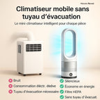 Climatizzatore Portatile 3-in-1 – Riscaldamento, Raffrescamento e Purificazione Aria con HEPA & UV