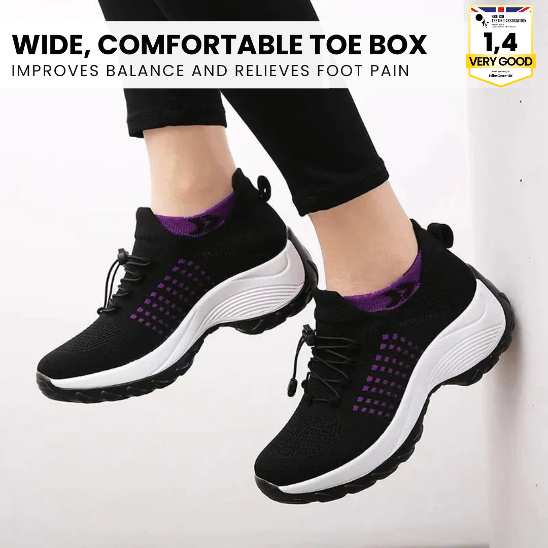 Ergonomic Pain Relief Shoes for Women | Breathable, Wide Toe Box & Ideal for Everyday Comfort and Mobility
