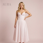 Strapless Midi Dress