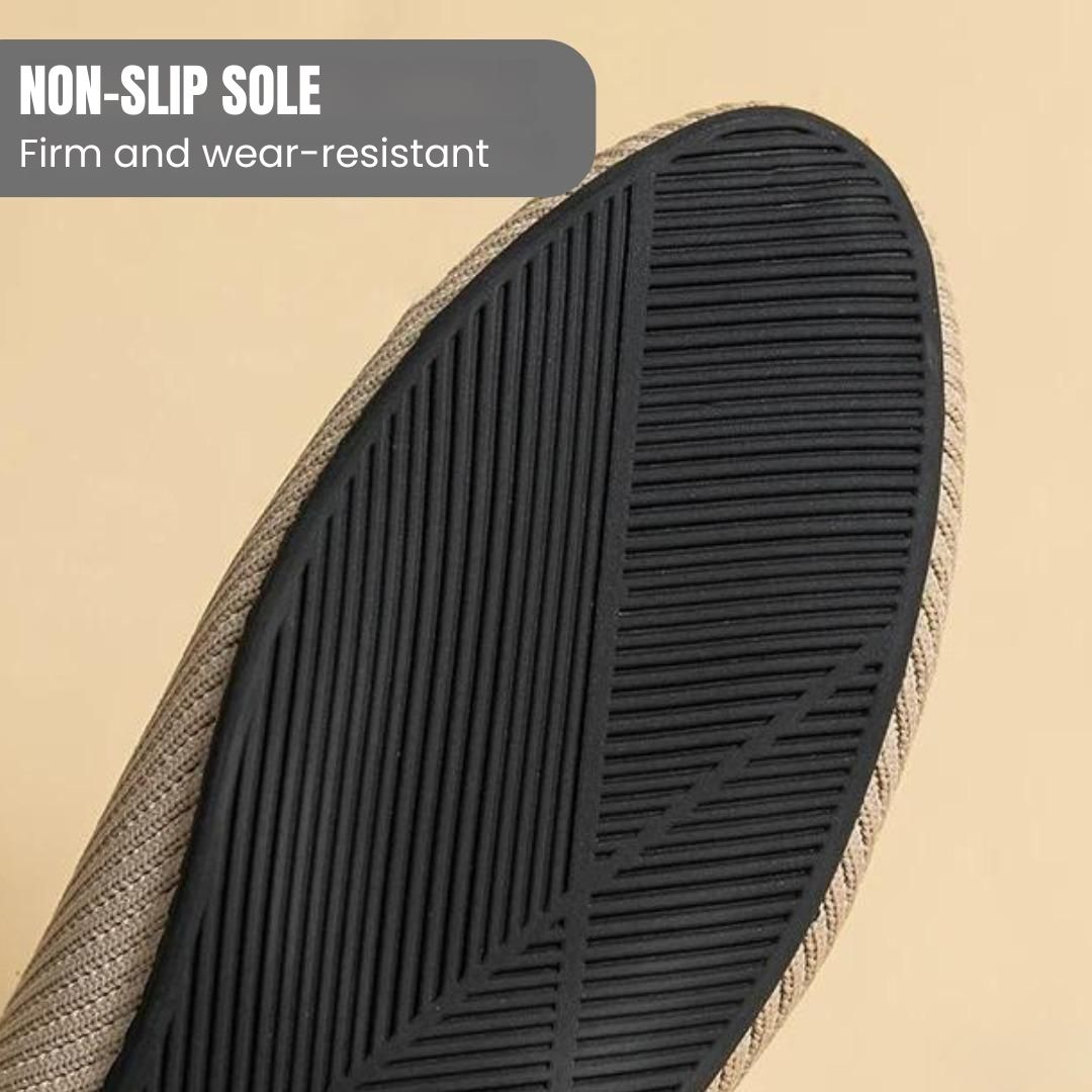 Ergonomic Pain-Relieving Ballerina Flats | Non-Slip, Breathable & Ideal for Foot Health and Everyday Wear