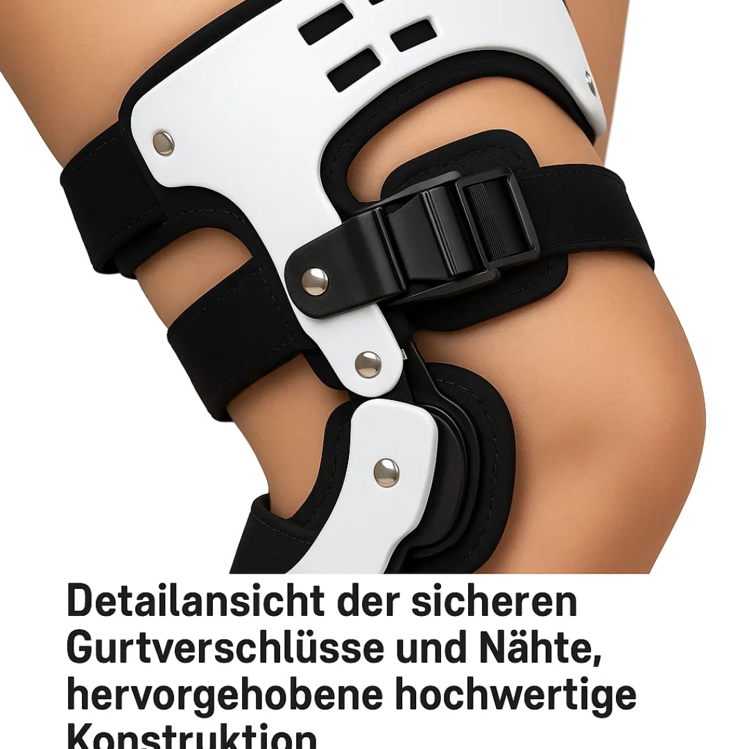 Knieschiene – entlastende Knieorthese bei Arthrose und Schmerzen, stabilisierende Schiene Kreuzbandriss