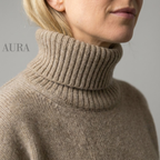 Fine Wool Turtleneck Sweater | Warm, Lightweight & Timeless Design for Women