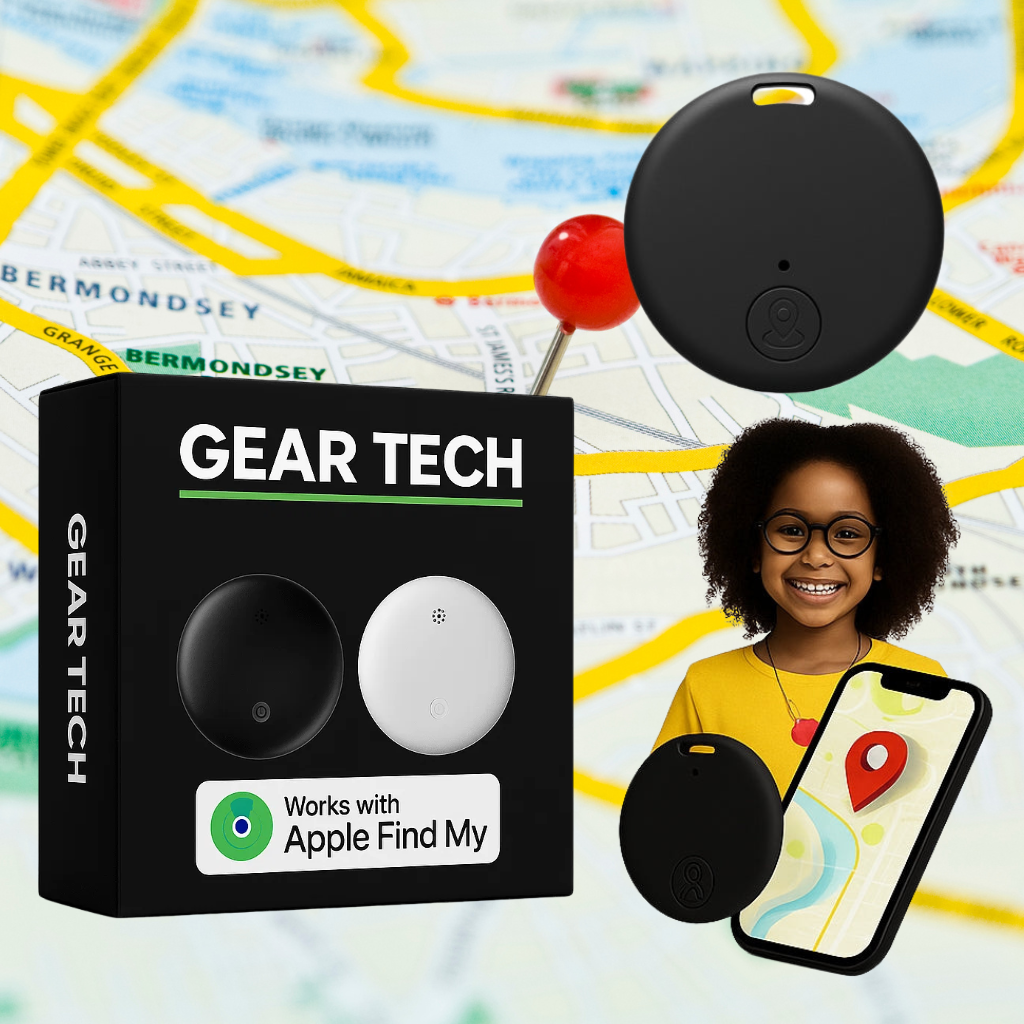 Localizzatore GPS per Bambini | Tracciamento in Tempo Reale, Impermeabile e Lunga Durata della Batteria per la Tranquillità