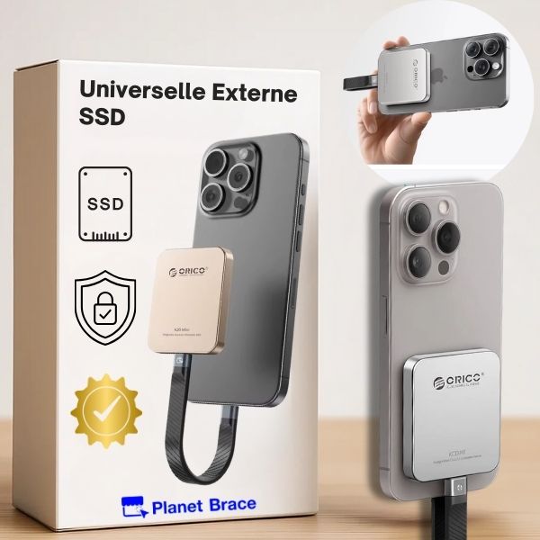 SSD Esterna Universale – Archiviazione Portatile per Tutti i Dispositivi