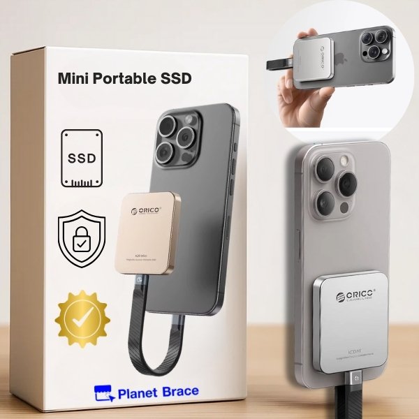 Mini SSD Portatile – Unità Esterna per Viaggi & In Movimento
