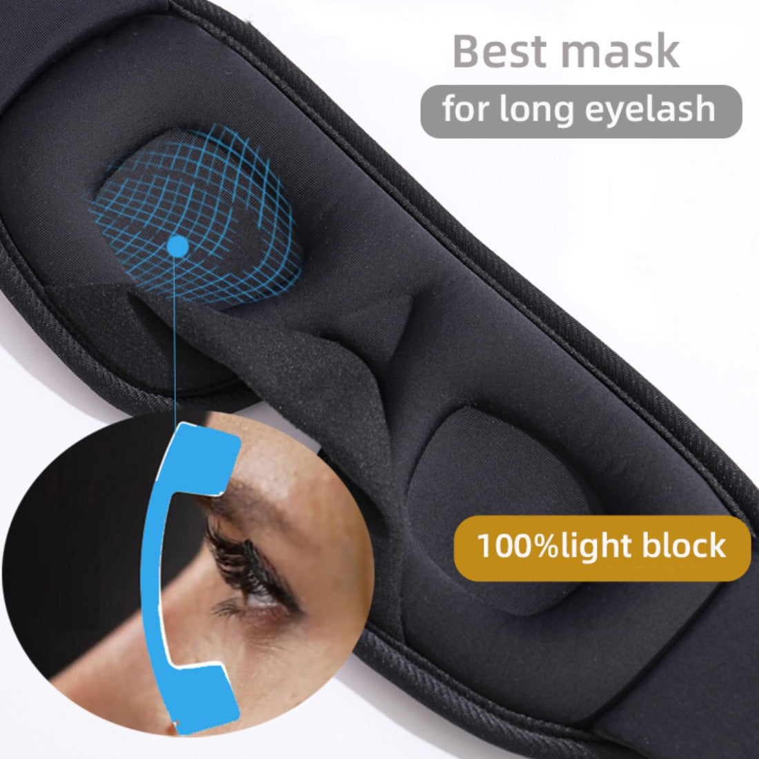 Bluetooth Schlafmaske mit Kopfhörern – Musik und Komfort für entspannten Schlaf