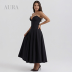 Strapless Midi Dress