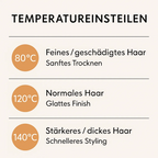 2-in-1 Föhn Glätteisen – Air Straight Dupe für glattes Haar und einfaches Styling