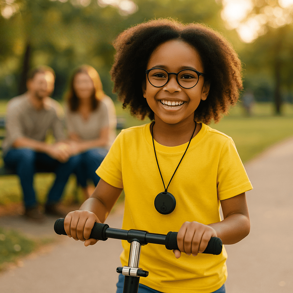 Localizzatore GPS per Bambini | Tracciamento in Tempo Reale, Impermeabile e Lunga Durata della Batteria per la Tranquillità