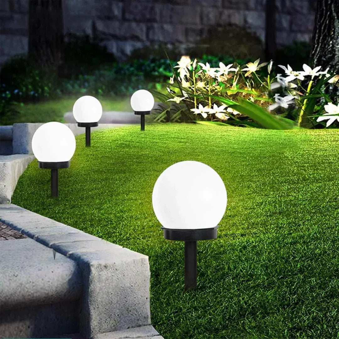 LED Gartenleuchte Solar – 3er Set wasserdichte, hochwertige Solarleuchten für stimmungsvolle Gartenbeleuchtung