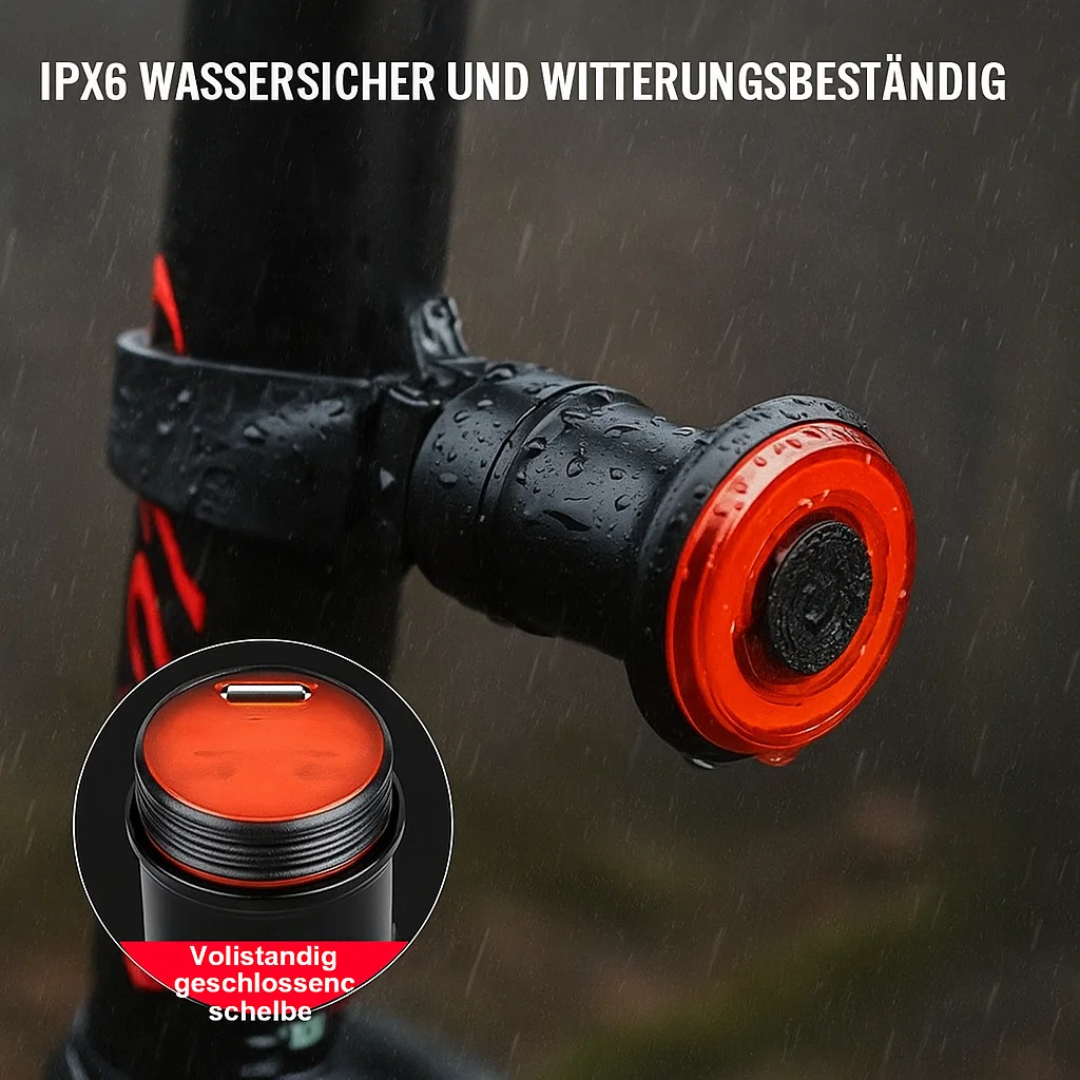 Fahrrad LED Rücklicht – intelligentes LED Rücklicht Fahrrad mit Bremslicht für mehr Sicherheit