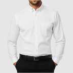 Mens Long Sleeve Cotton Dress Shirt – Stylish Fit for Smart & Casual Outfits