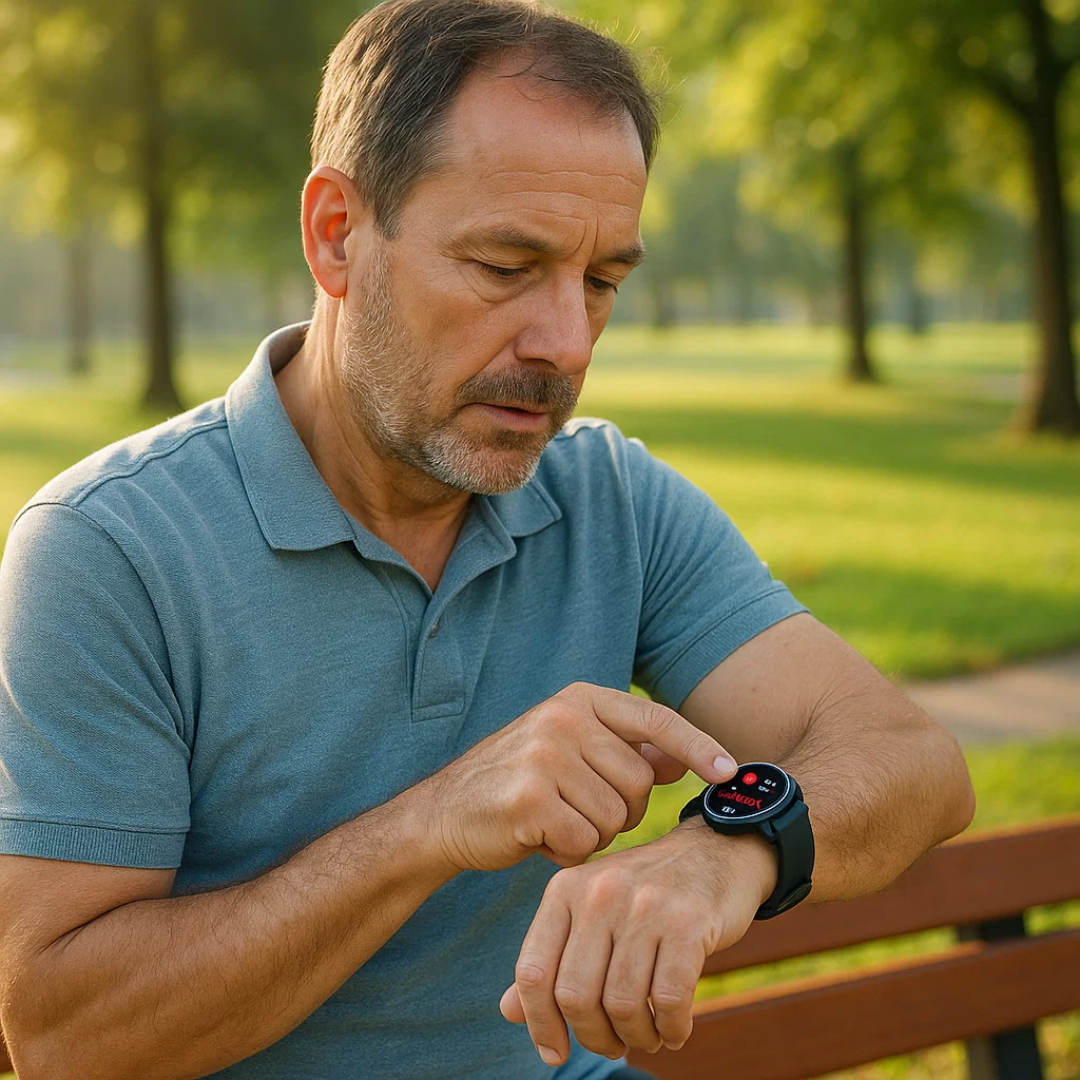Smartwatch mit EKG und Blutdruck – medizinische Uhr mit EKG Funktion, Vorhofflimmern Smartwatch
