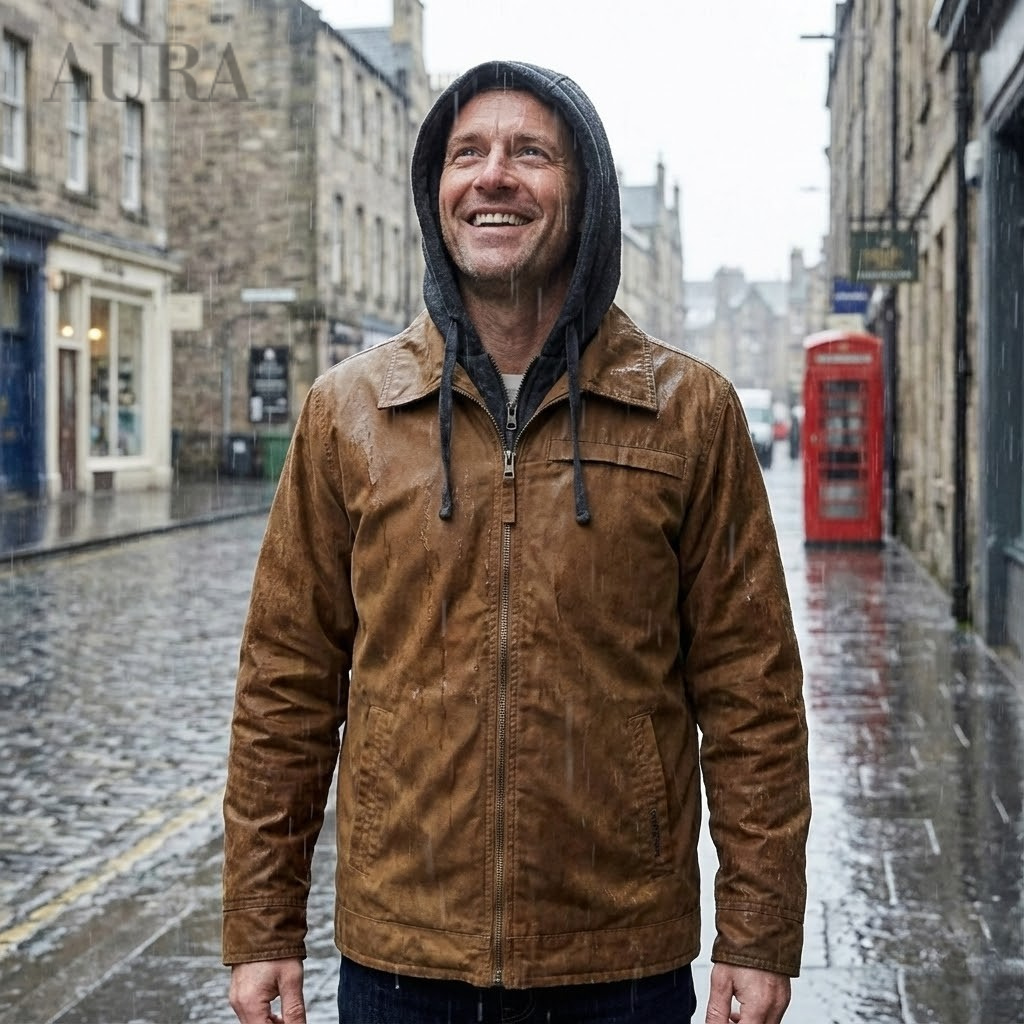 Men's Waterproof Autumn Jacket | Cozy Lining, Weather Protection & Functional Pockets for Casual and Formal Wear