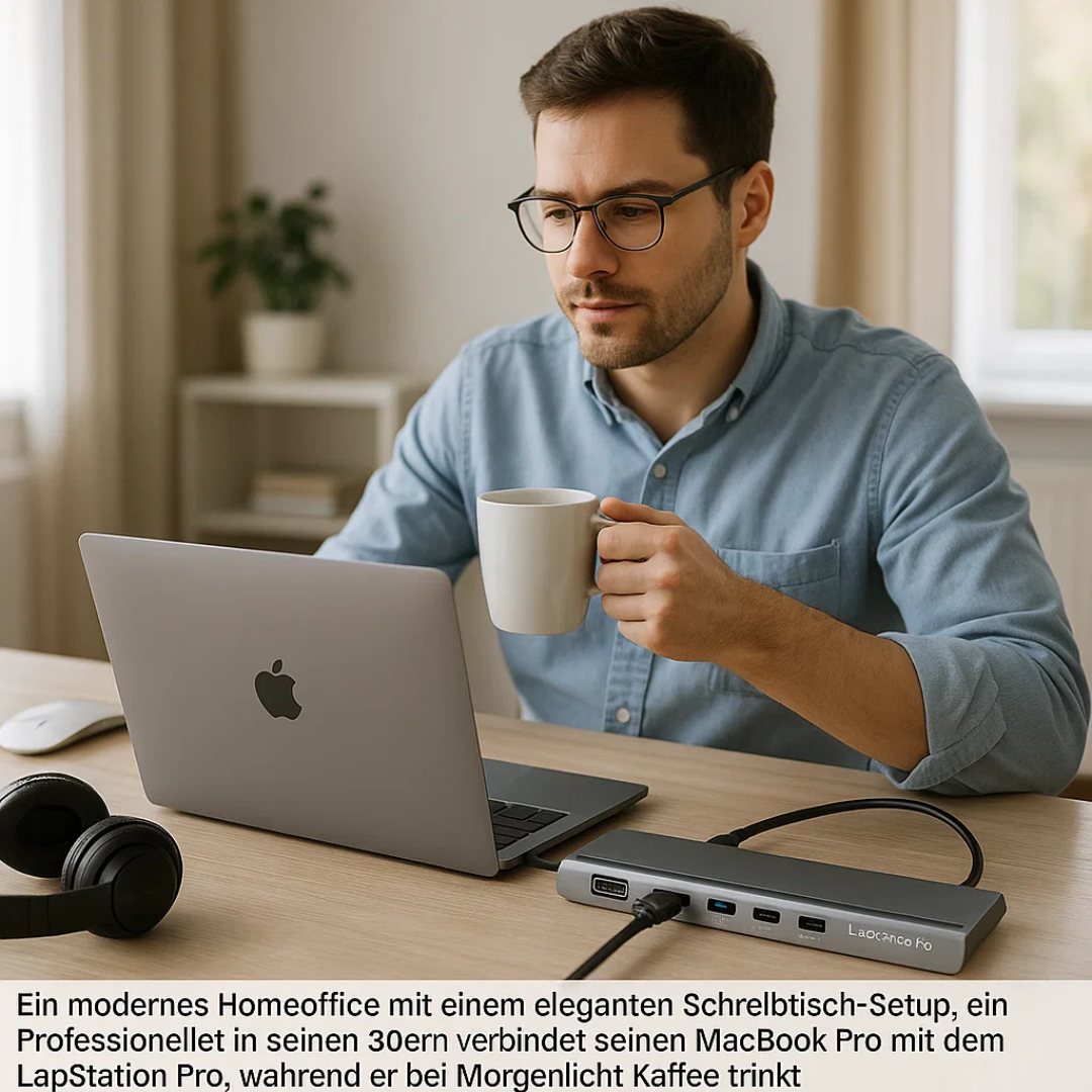 11-in-1 Laptop Dockingstation – Dock für MacBook Pro kompatibel mit i-Tec Zubehör