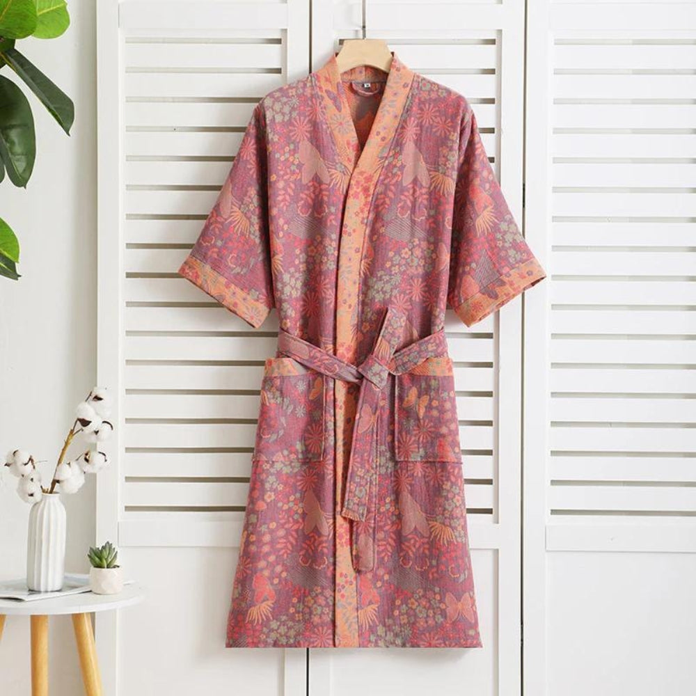 Light Cotton Dressing Gown for Women