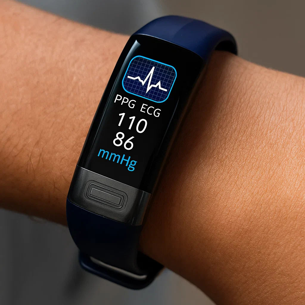 Smartwatch con ECG e monitor della pressione sanguigna