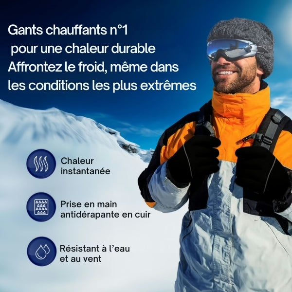 Wasserdichte beheizte Handschuhe für den Winter – langanhaltende Wärme und Touchscreen